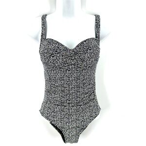 Niptuck Swim One Piece Swimsuit Womens 4 Nautical Twist Tummy Control Slimming